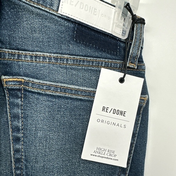Re/Done Blue Skinny Jeans - Picture 5 of 6